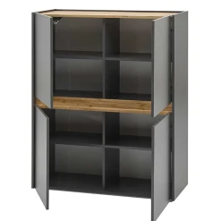 Wohnzimmer-Wohnwand Möbelset - Ahilav (dreiteilig)