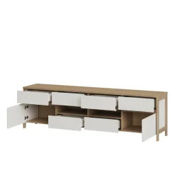 Wohnzimmer-Wohnwand Set - Ovidio (vierteilig)