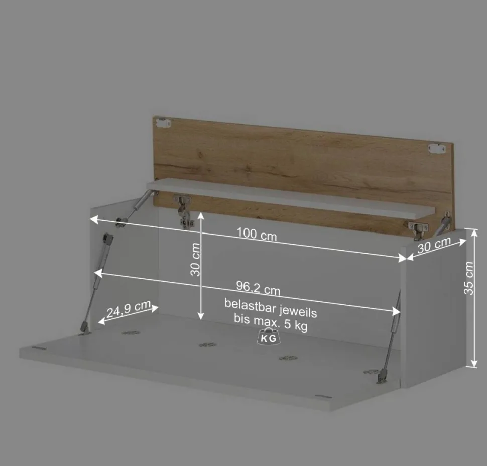 Wohnzimmeschränke & Regal Set - Nonessia (fünfteilig)