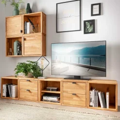 Würfel Regale Kommoden Schränke Set - Iljona (neunteilig)