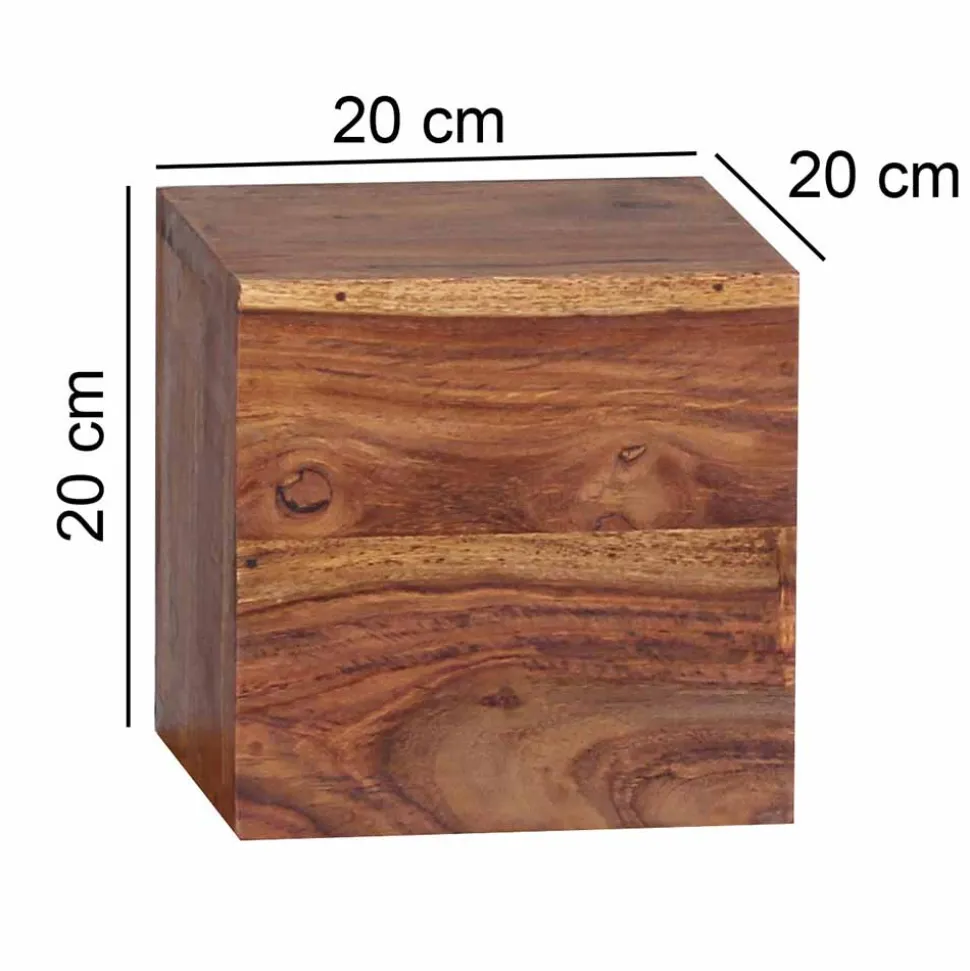 Würfelregal Set Hoslo in zwei Größen (vierteilig)