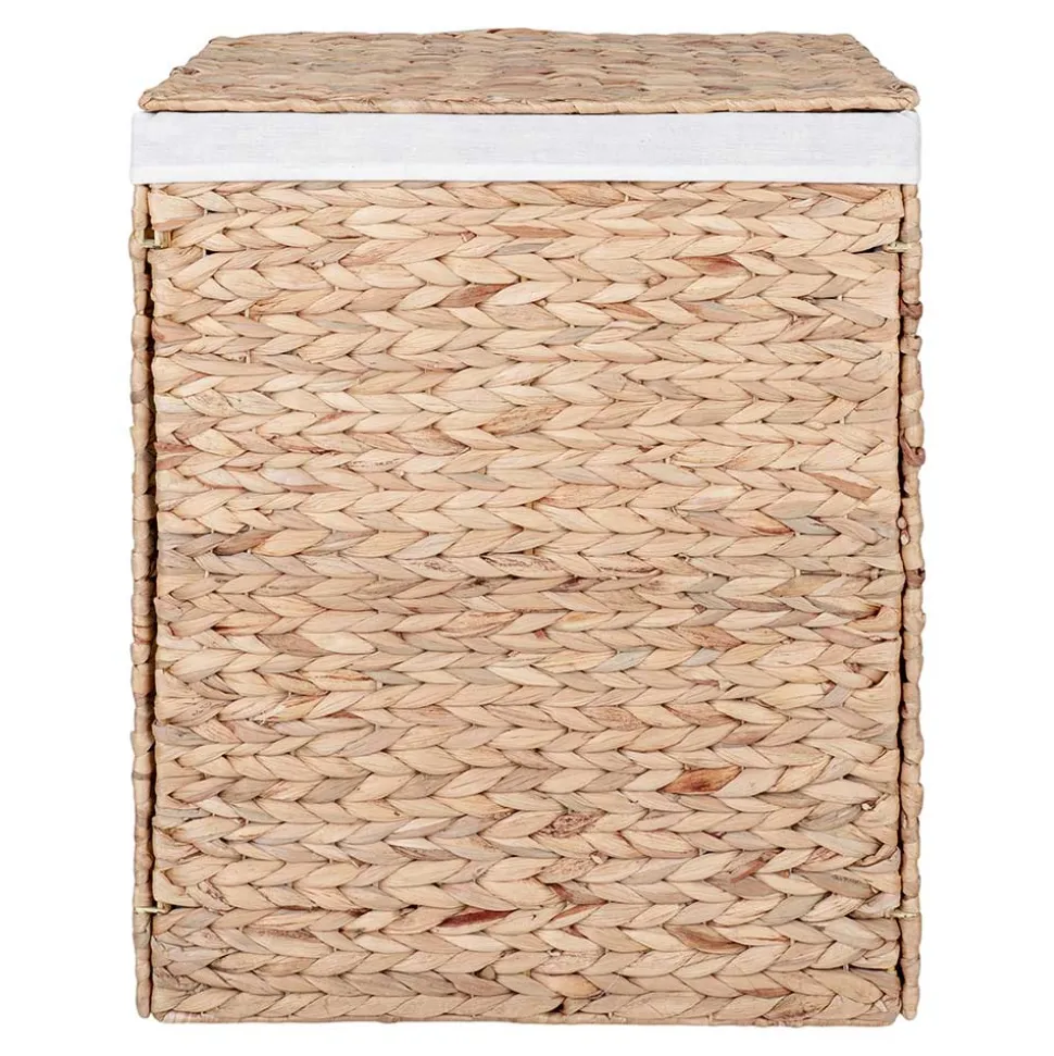 Wäschekorb aus Wasserhyazinthe Geflecht - Vadigos