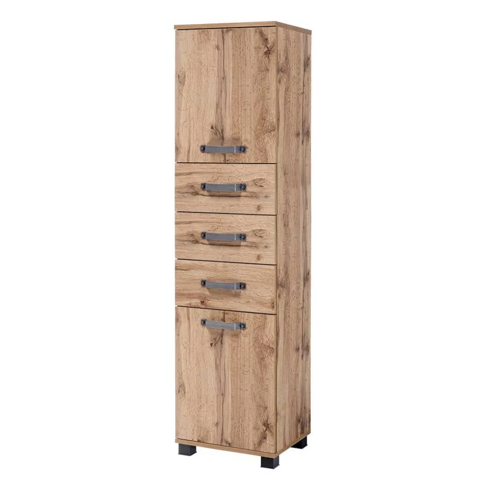 40x164 Badschrank mit 3 Schubladen - Iskro