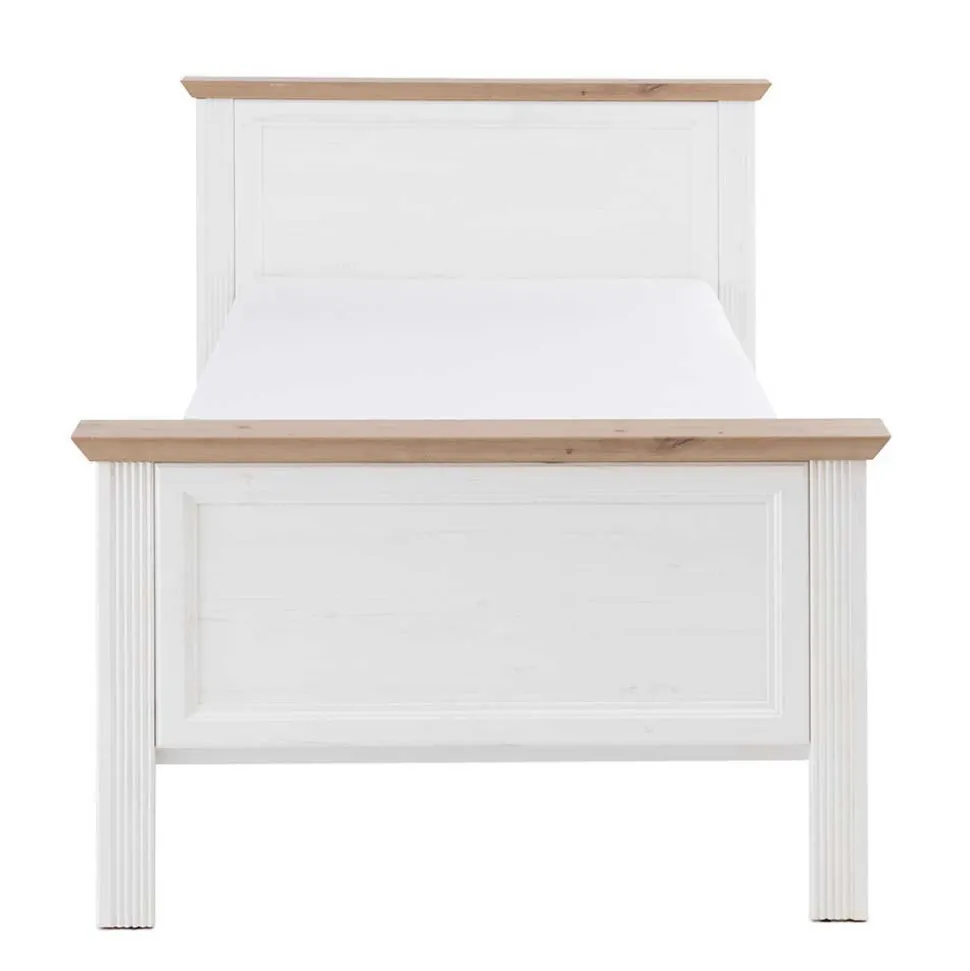 140x200 Bett & Nachtkommode & Schrank - Maggio (dreiteilig)