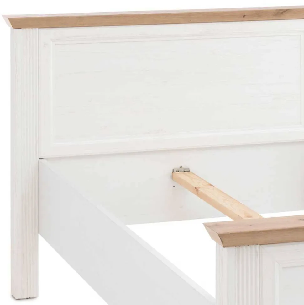 140x200 Bett & Nachtkommode & Schrank - Maggio (dreiteilig)