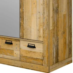 90x200 Bett & Nachttisch & Schrank - Naiavio (dreiteilig)