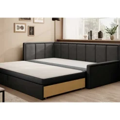 150x200 cm Ausziehsofa in Grau - Roading