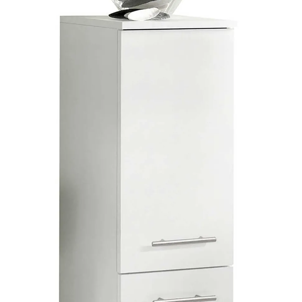 31x117 cm Badezimmer Schrank mit 2 Türen - Amassa