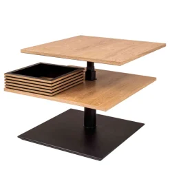 70x70 cm Couchtisch mit Staufach - Portland