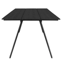 220x100 cm Designer Gartentisch in Schwarz - Lavagna