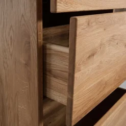 53x143 cm Eiche Kommode geölt - Avidora