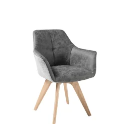 180x90 cm Esstisch & Tischsessel - Khawala (siebenteilig)