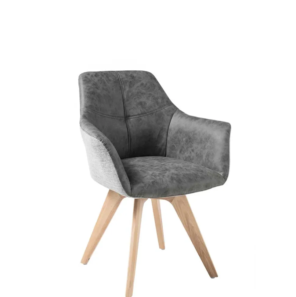 180x90 cm Esstisch & Tischsessel - Khawala (siebenteilig)