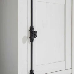 152x83 cm Landhaus Anrichte in Weiß - Chelles