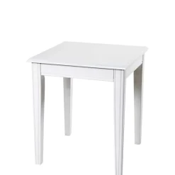 45x45 cm Landhaus Beistelltisch in Weiß - Leida