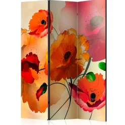 135x172 cm Paravent in Rot Orange - Hasting