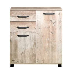 81x95 cm Touchwood Kommode in Eiche Grau - Mosnito