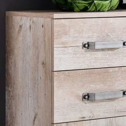 81x95 cm Touchwood Kommode in Eiche Grau - Mosnito