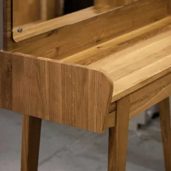 110x45 cm Wildeiche Schminktisch mit Schublade - Hardus