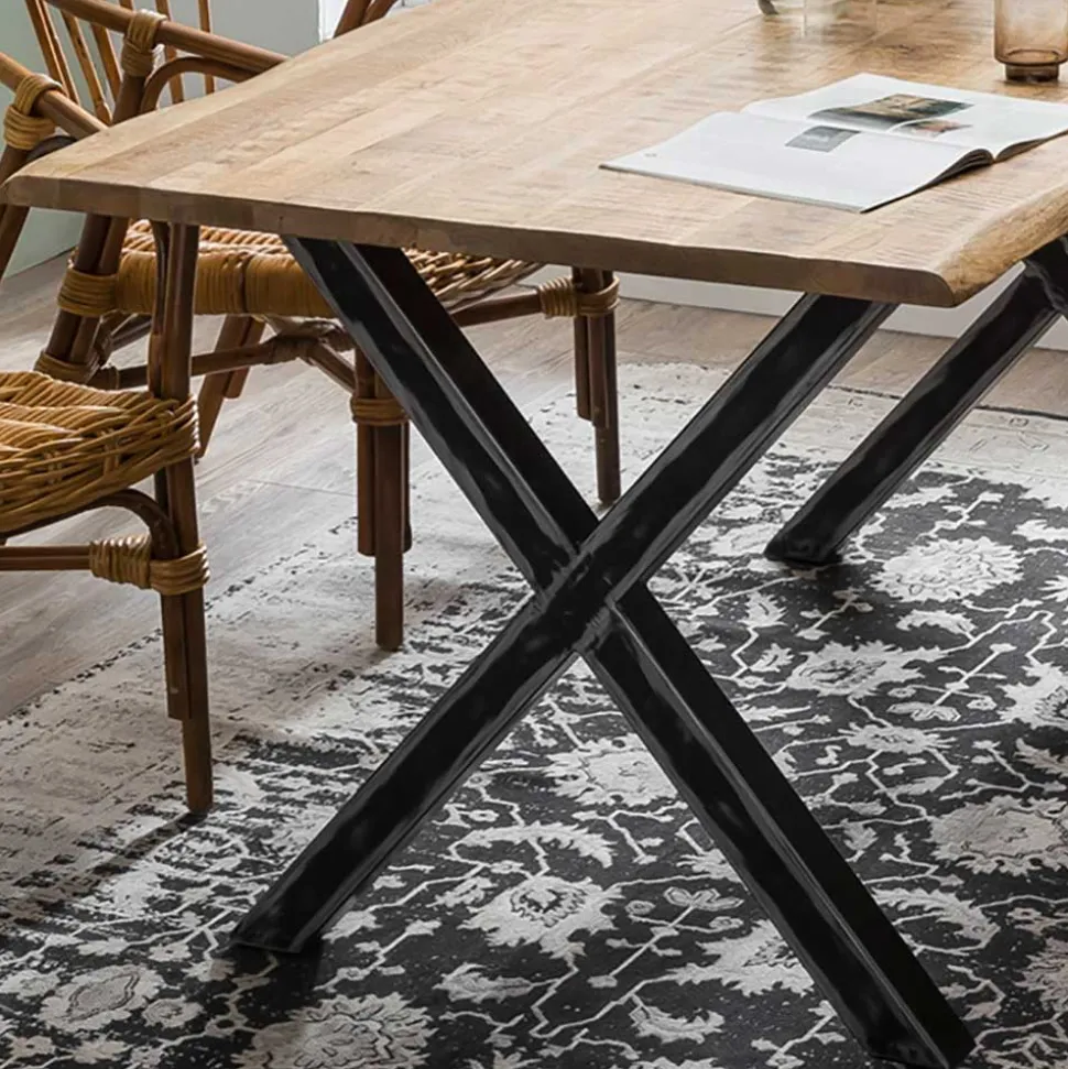 160x85 Esszimmertisch aus Mangoholz - Bastiono