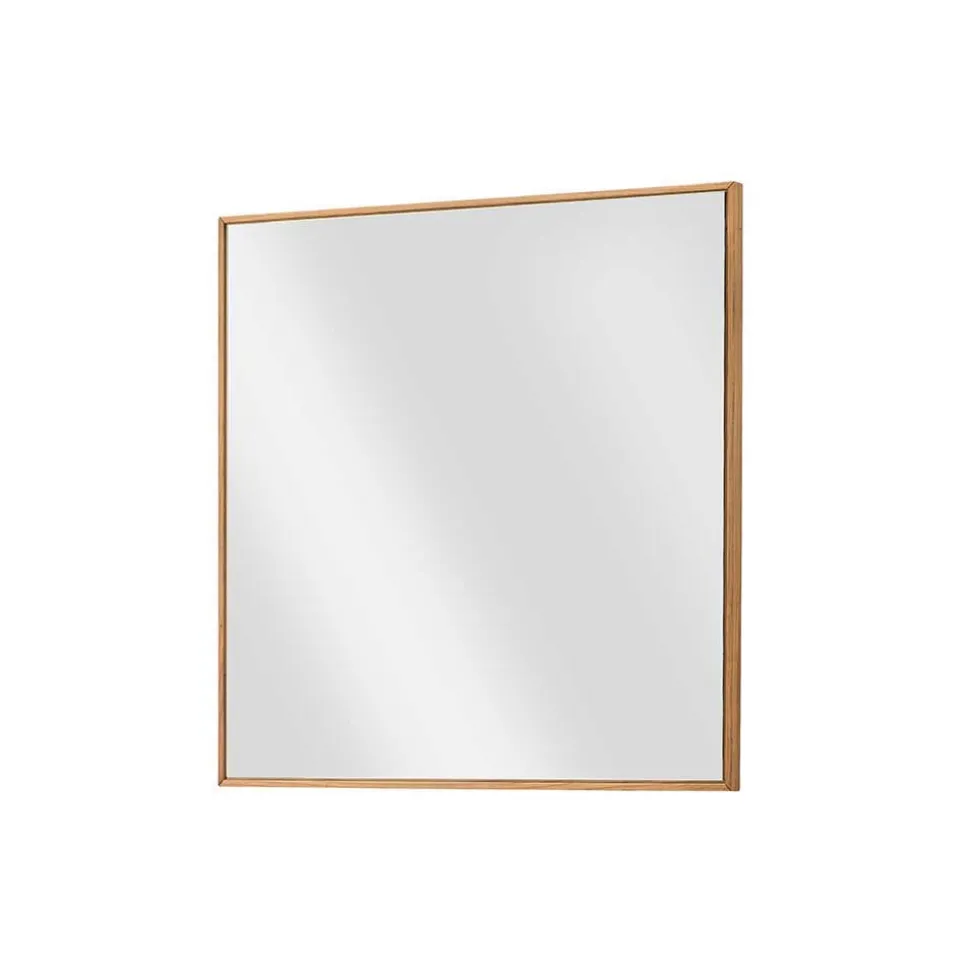 72x72 Flurspiegel mit Massivholz Wildeiche - Mandrey