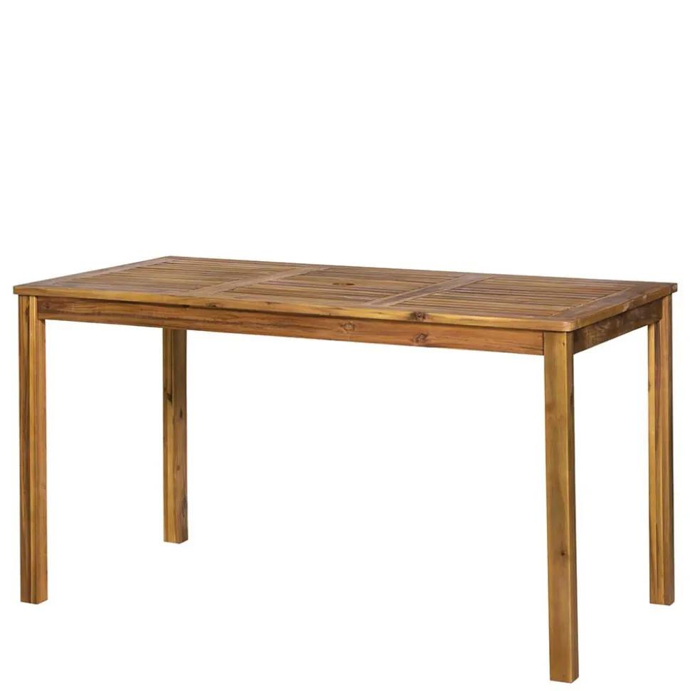 135x80 Gartentisch im klassischen Design - Delizita