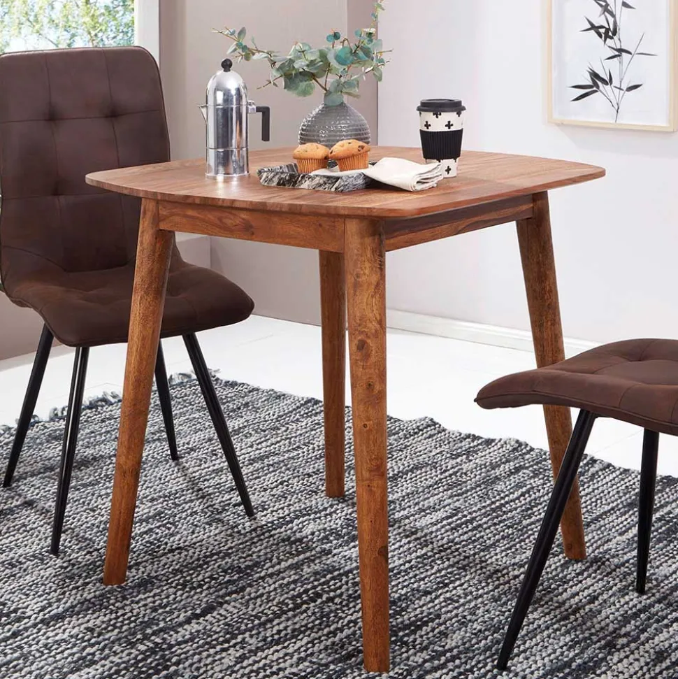 80x80 Holz Küchentisch quadratisch - Japaneso