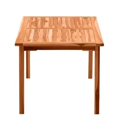 150x90 Holztisch für den Garten aus Teak - Klahuma