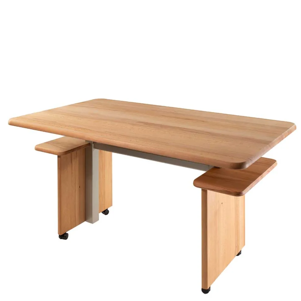 120x70 Kernbuche Funktionstisch höhenverstellbar - Estaguma