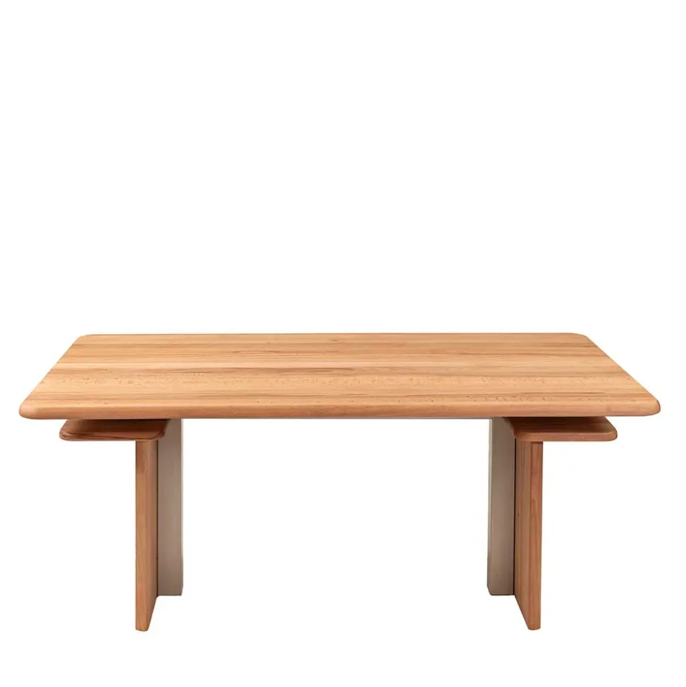 120x70 Kernbuche Funktionstisch höhenverstellbar - Estaguma