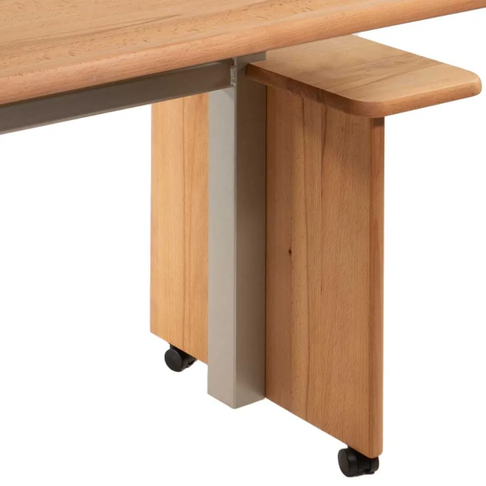 120x70 Kernbuche Funktionstisch höhenverstellbar - Estaguma