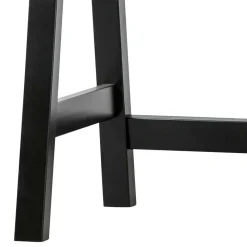 140x62 Kiefernholz Schreibtisch in Schwarz - Ilvessino