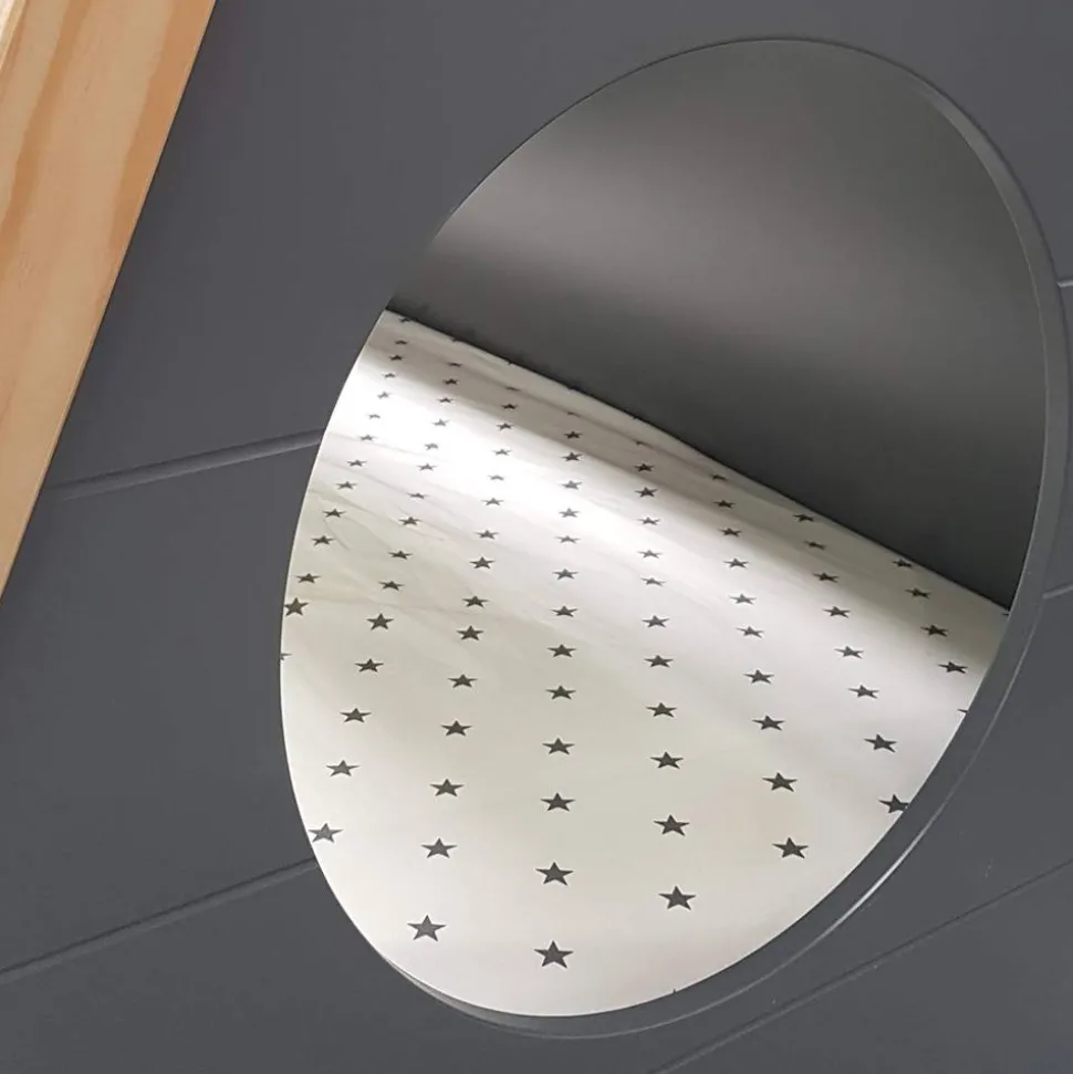 90x200 Kinder Zeltbett in Grau - Casserra