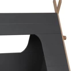 90x200 Kinder Zeltbett in Grau - Casserra