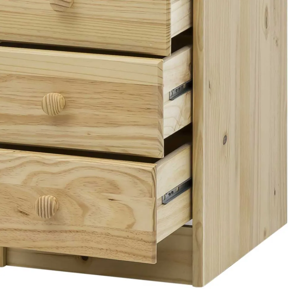 110x54 Kleiner Schreibtisch aus Kiefer Massivholz - Bibulath