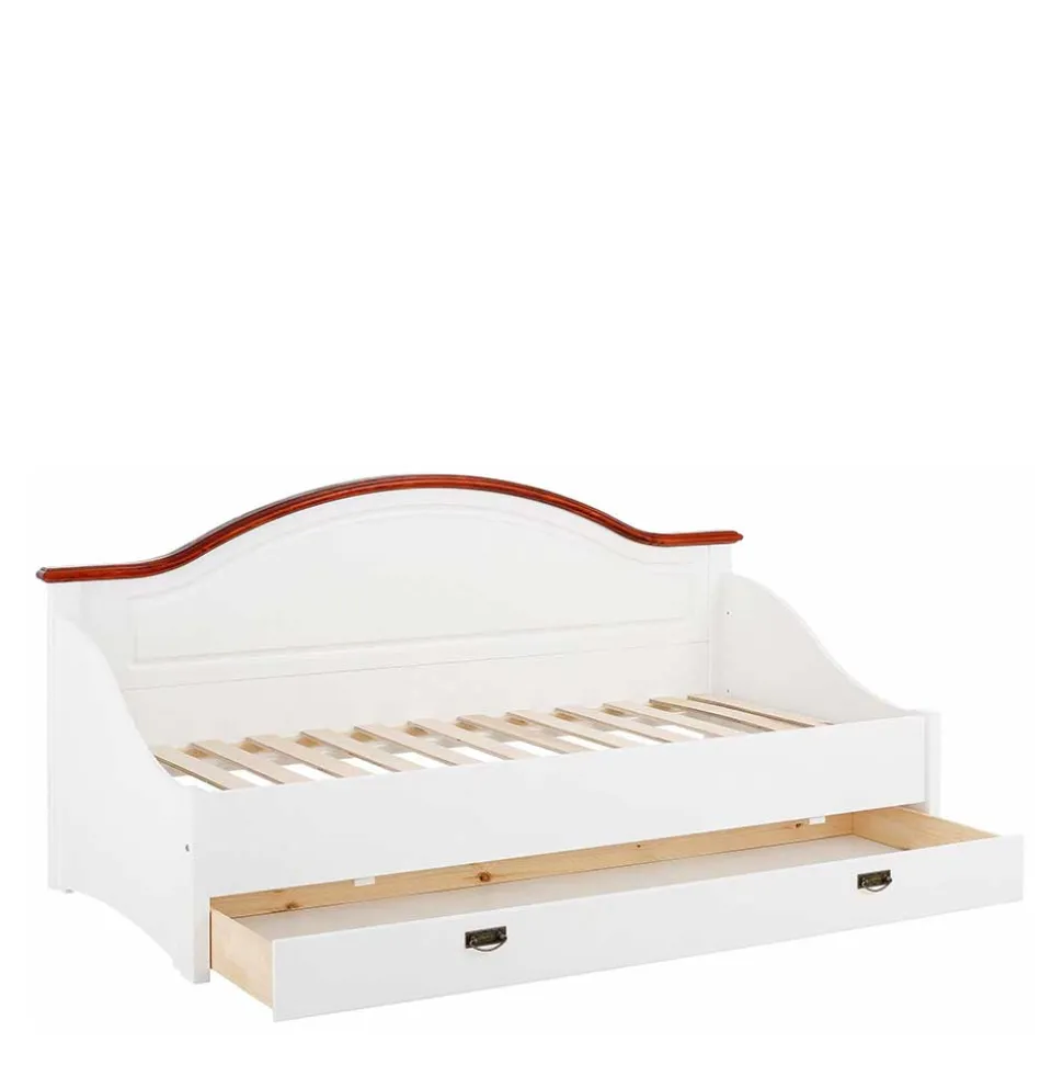 90x200 Landhaus Kojenbett inkl Lattenrost - Beapta