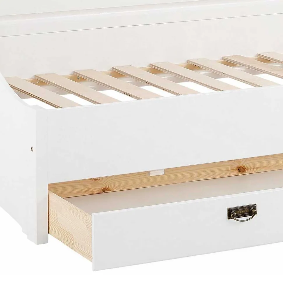 90x200 Landhaus Kojenbett inkl Lattenrost - Beapta