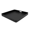 60x60 Metalltablett in Schwarz - Zirena