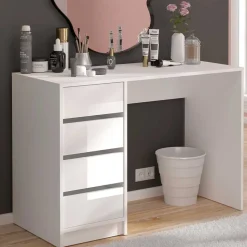110x48 Moderner Schminktisch mit vier Schubladen - Savocca