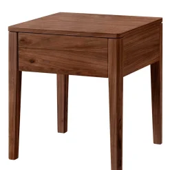 140x200 Nussbaum Bett modern - Dattilo