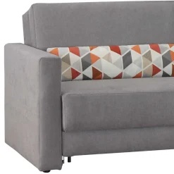 180x200 Schlafcouch in Grau Mero mit Lattenrost