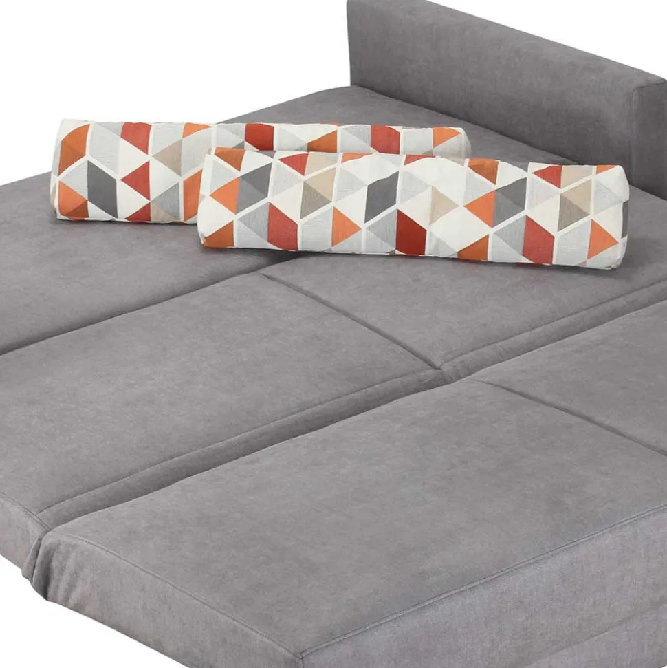 180x200 Schlafcouch in Grau Mero mit Lattenrost