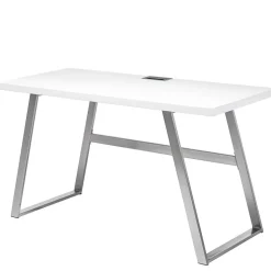 140x60 Schreibtisch in Weiß lackiert - Abelka