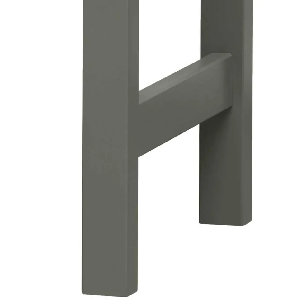 122x58 Schreibtisch mit Aufsatz in Graugrün - Daraon