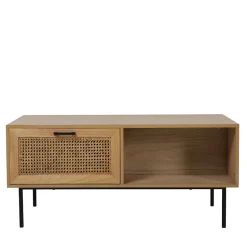 110x59 Skandi Couchtisch mit Wiener Geflecht - Esholda