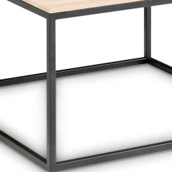 70x70 Sofa Wohnzimmertisch in Eiche Hell - Levirenas