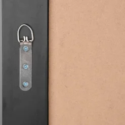 55x70 Spiegel mit breitem Rahmen in Silber - Tunapuna