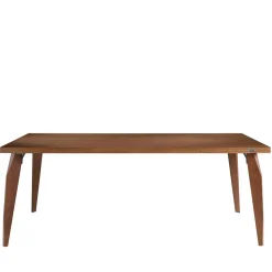 200x100 Tisch in Nussbaum mit Furnier - Foligro