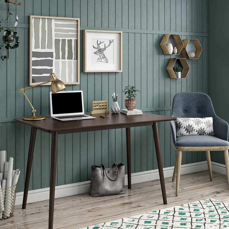 121x60cm Schreibtisch in Walnuss - Despelin