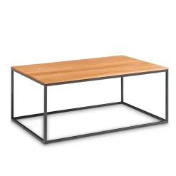 100x60cm Sofatisch aus Holz Asteiche - Kapulka